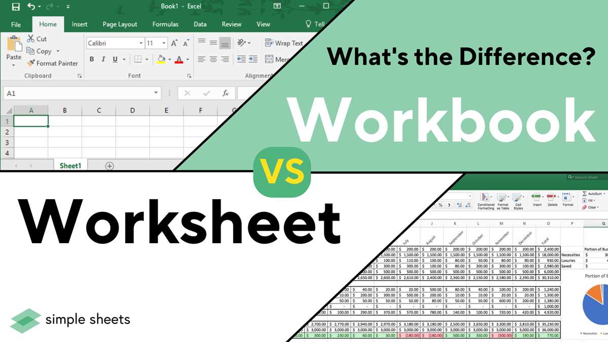 what is excel worksheet