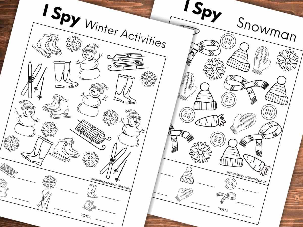 winter worksheet activities