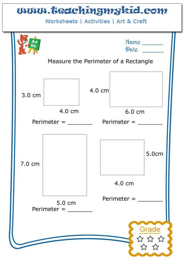 worksheet on perimeter worksheet on perimeter