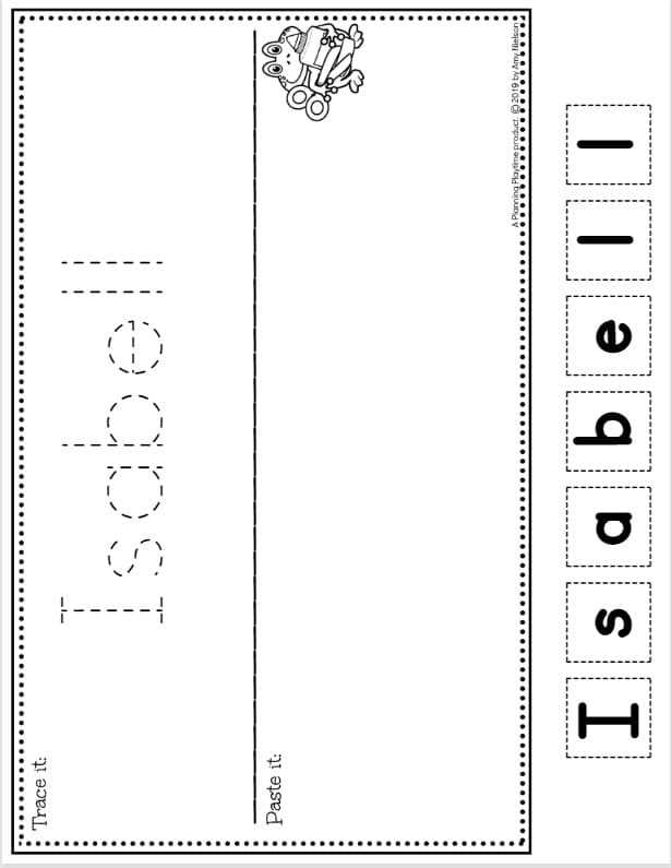 free name tracing worksheets