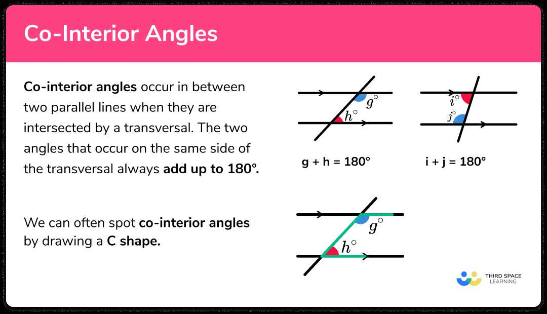 co interior angles worksheet