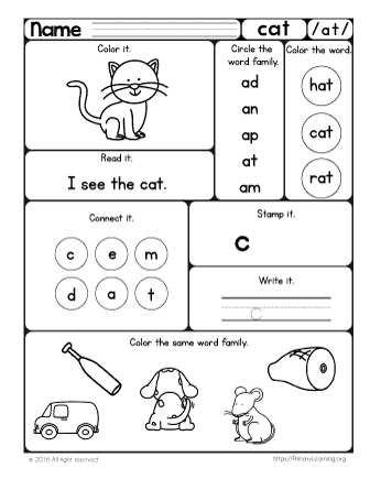 word family at worksheets