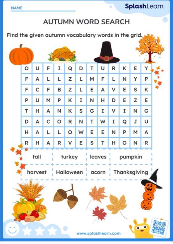 word search worksheet