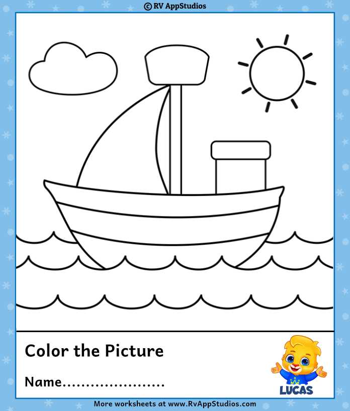 worksheet about colors