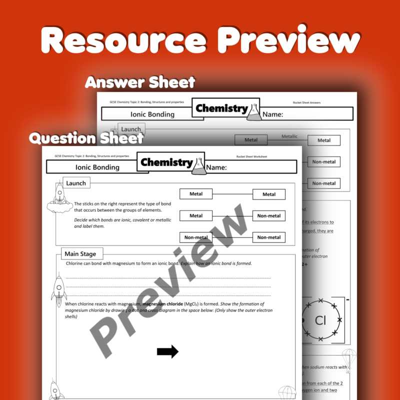 worksheet chemical bonding ionic and covalent