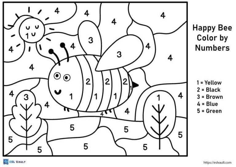 worksheet color by number