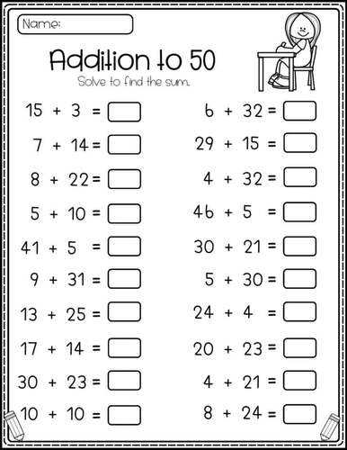 worksheet fun addition