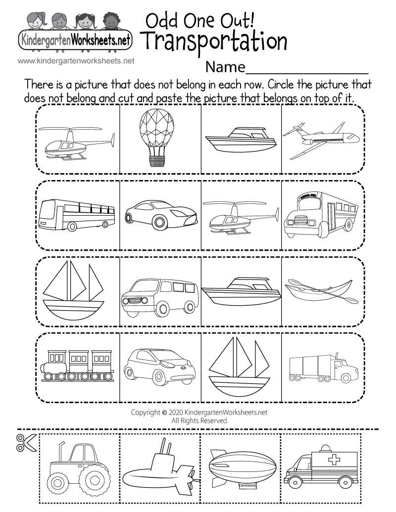 worksheet land
