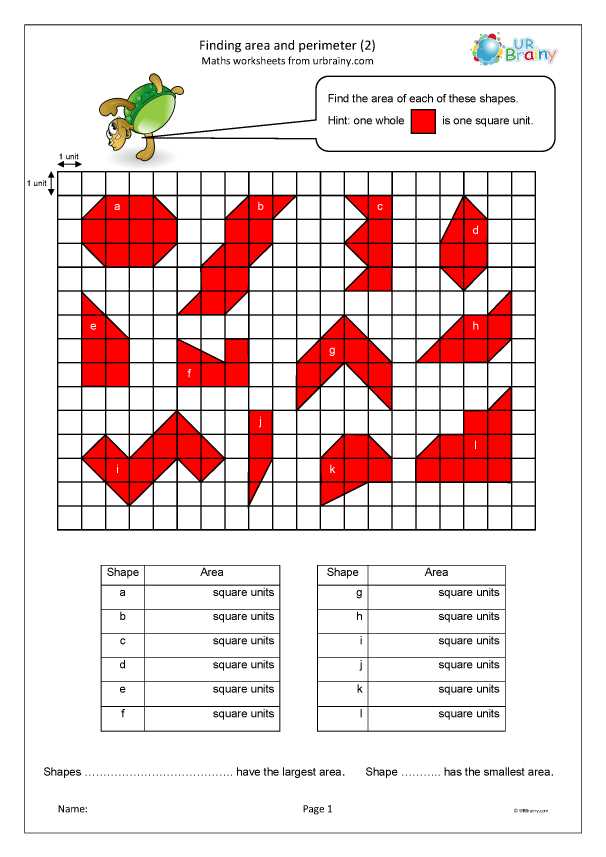 worksheet on area and perimeter worksheet on area and perimeter
