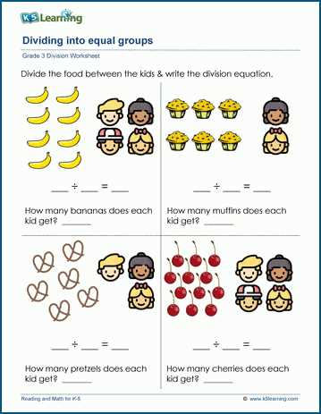 worksheet on sharing