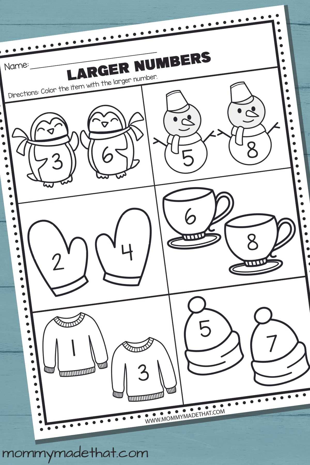 worksheet works for preschool