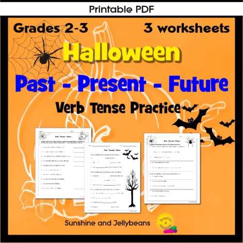 worksheets for verb tenses
