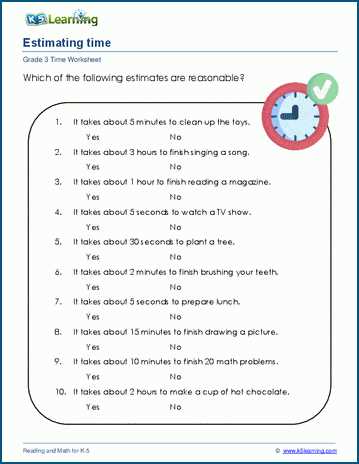 worksheets on estimation