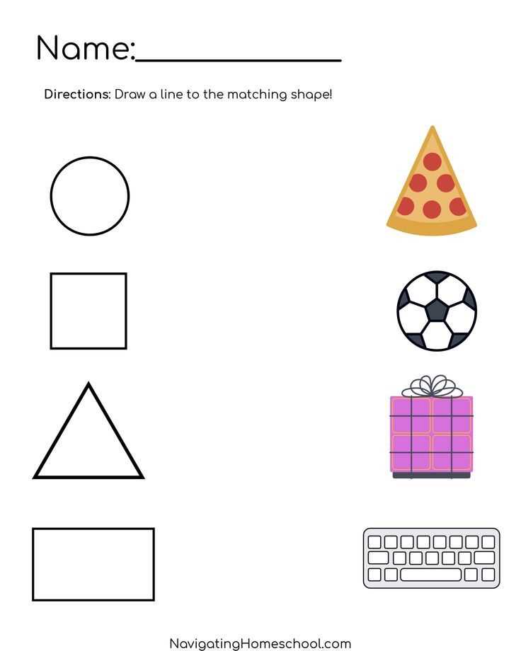 worksheets on shapes