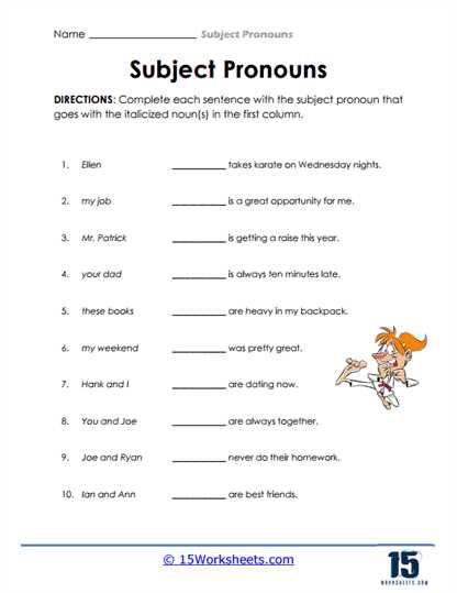 worksheets with pronouns worksheets with pronouns