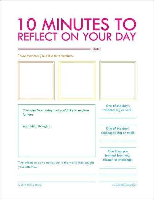 journal worksheets