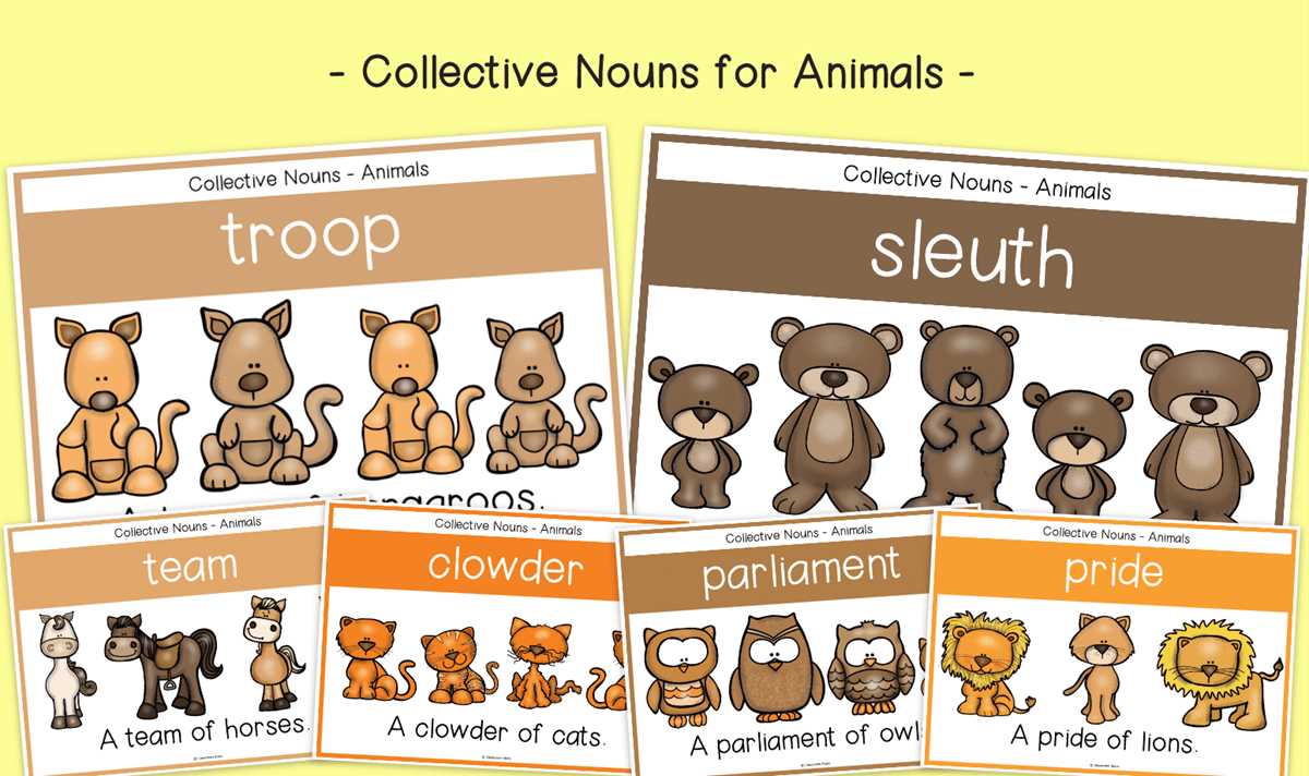 collective nouns worksheet ks2