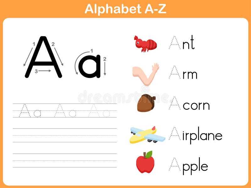write the alphabet worksheet