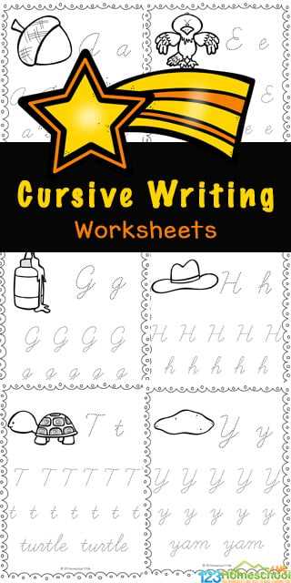writing cursive worksheets