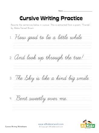writing skills worksheets