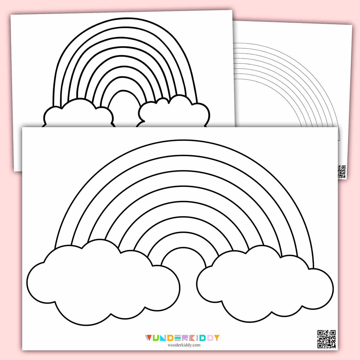 rainbow worksheet for preschool