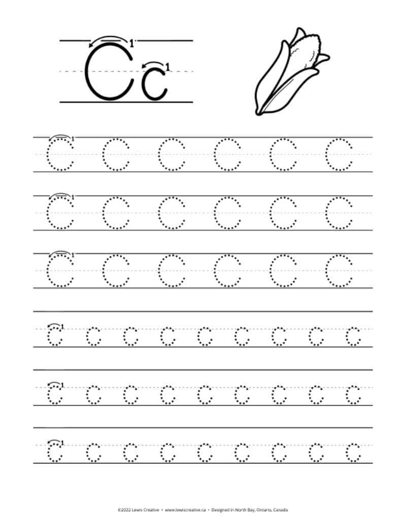 alphabet letters tracing worksheets