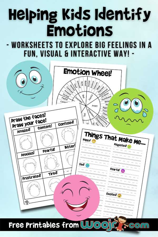 identifying emotions worksheet