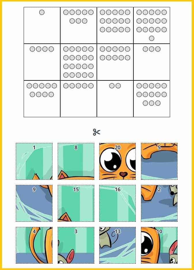 counting objects 1 20 worksheets