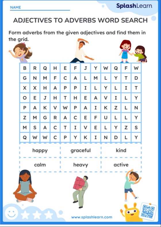 adjectives and adverbs worksheets