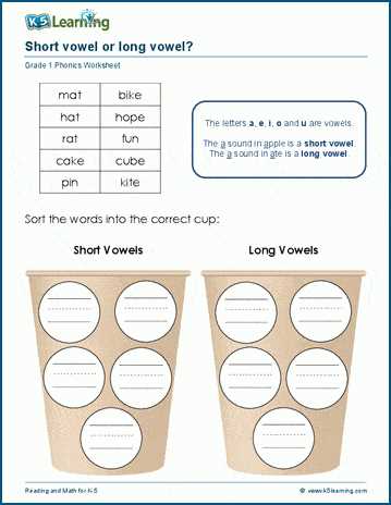 short o and long o worksheets