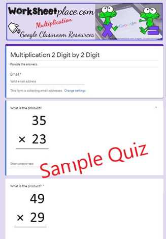 multiplication of 2 digit numbers worksheets