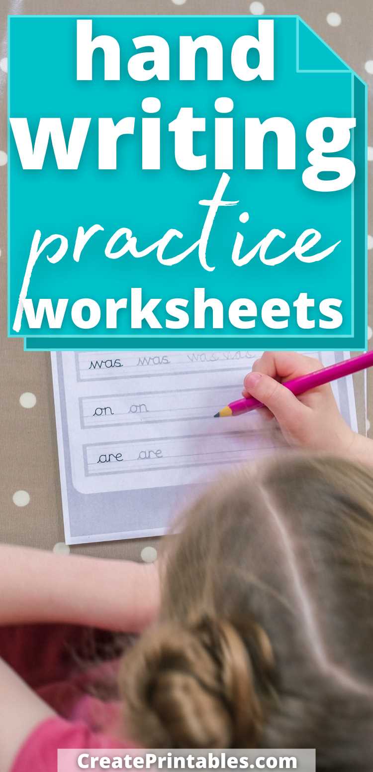 practice handwriting worksheets
