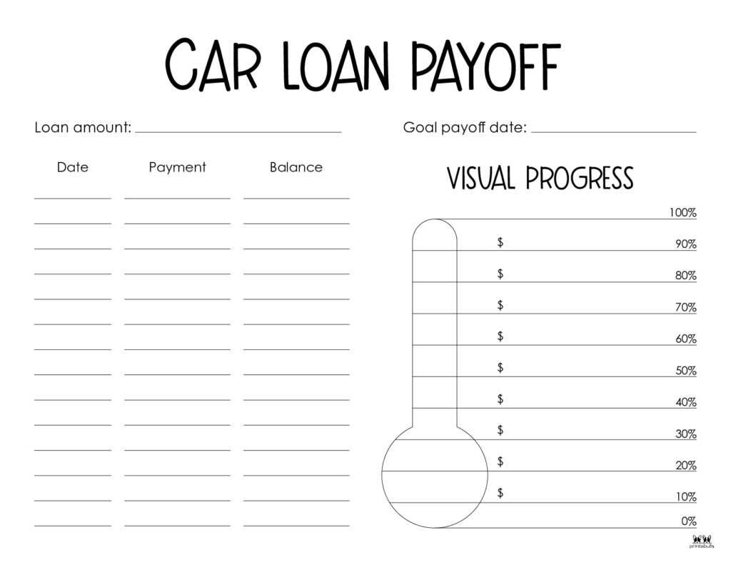 debt worksheets