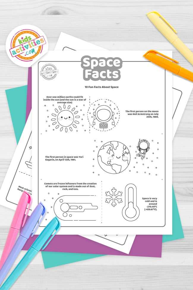 worksheets for space