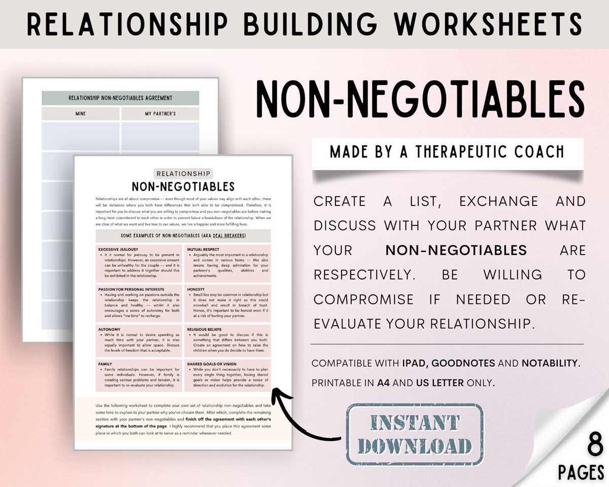 compromising worksheet