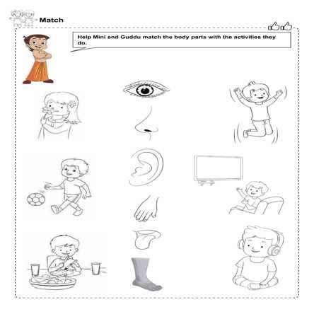 free printable body parts worksheets for preschool