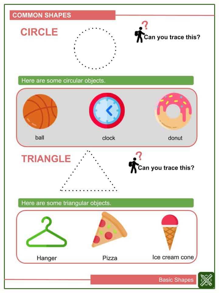 basic shapes worksheets