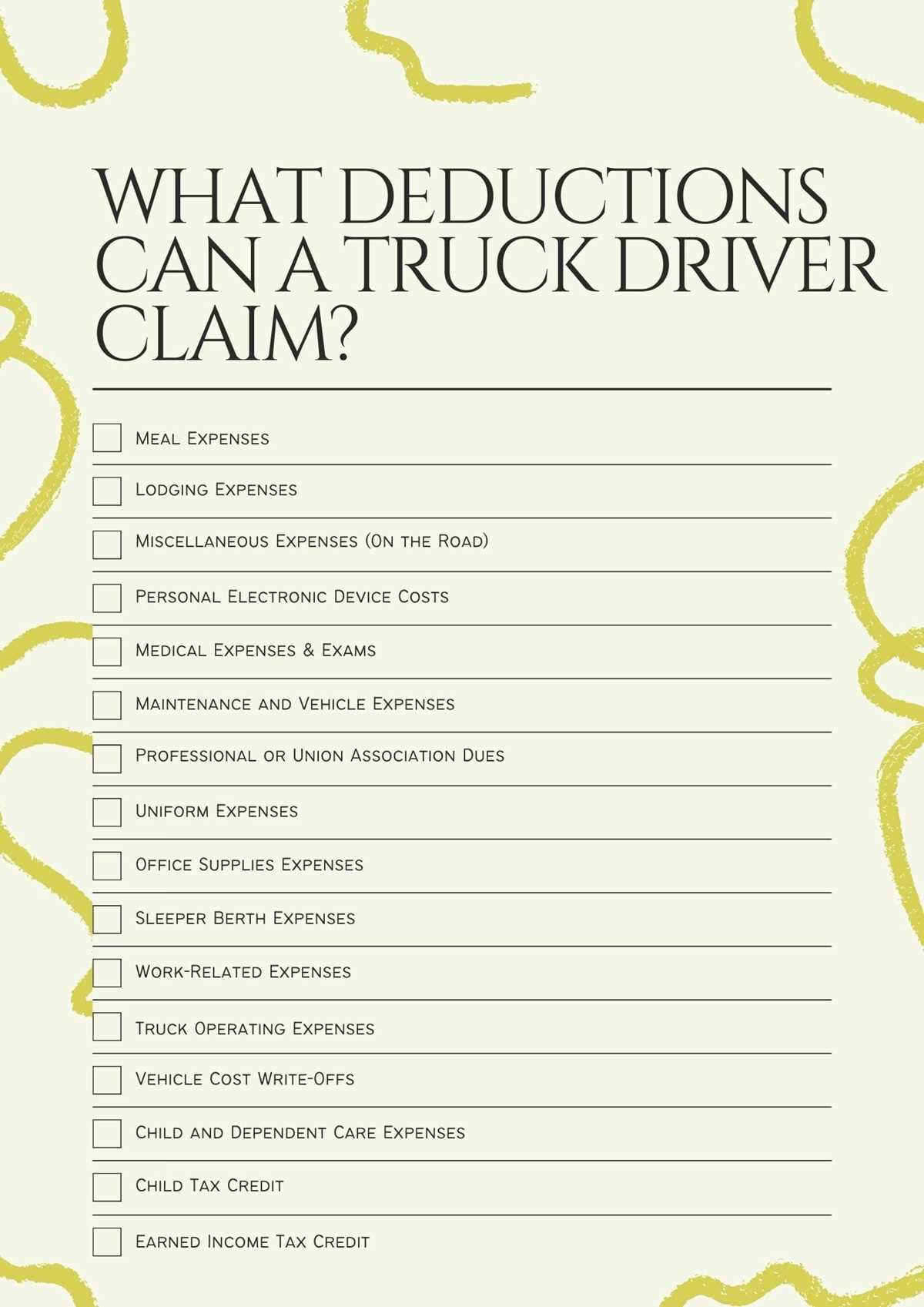 federal tax deduction worksheet