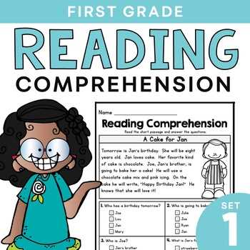 first grade reading worksheet