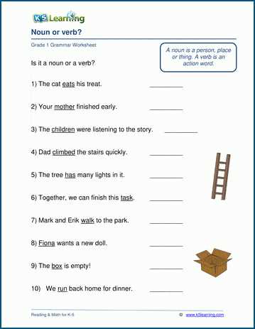 changing nouns to verbs worksheet