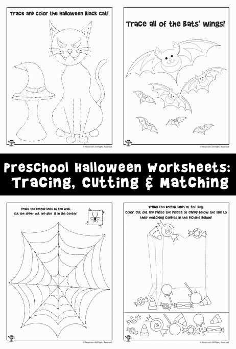 halloween worksheets kindergarten