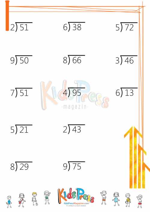 two digit divisor division worksheets