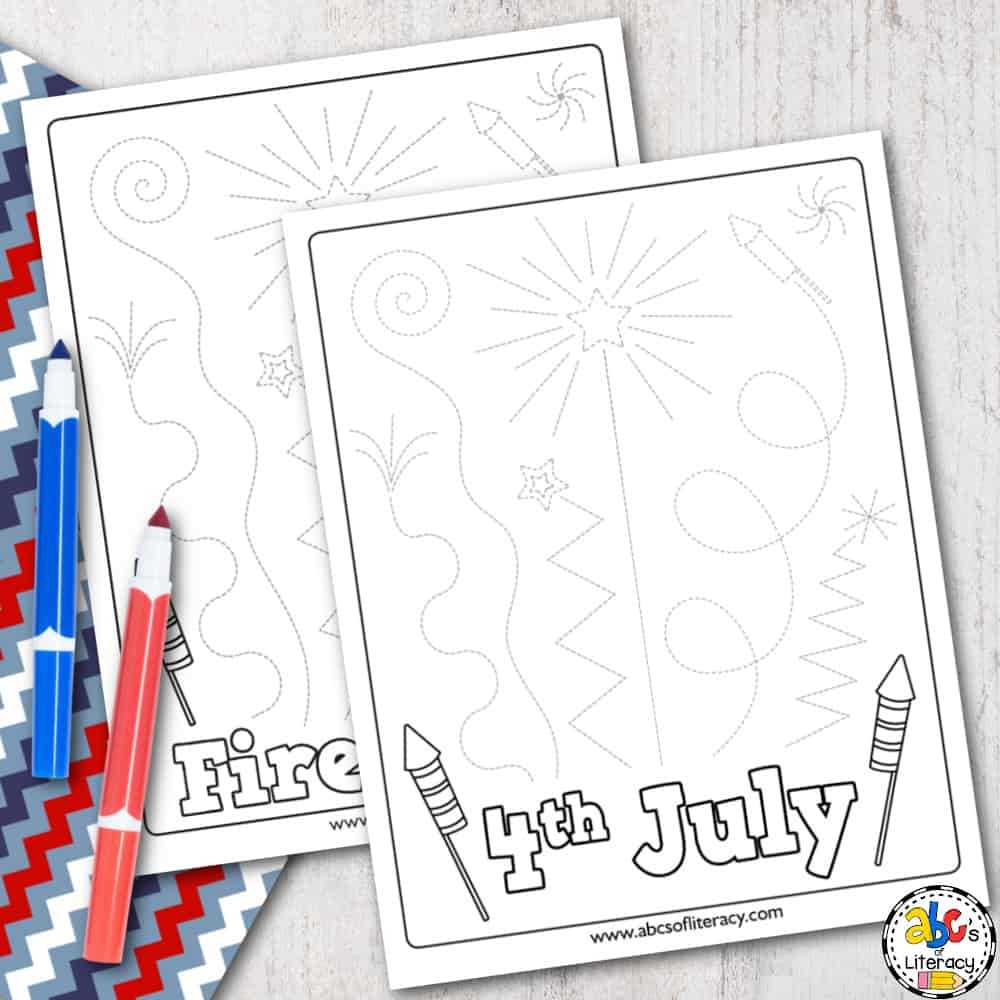 4th of july worksheets for preschool