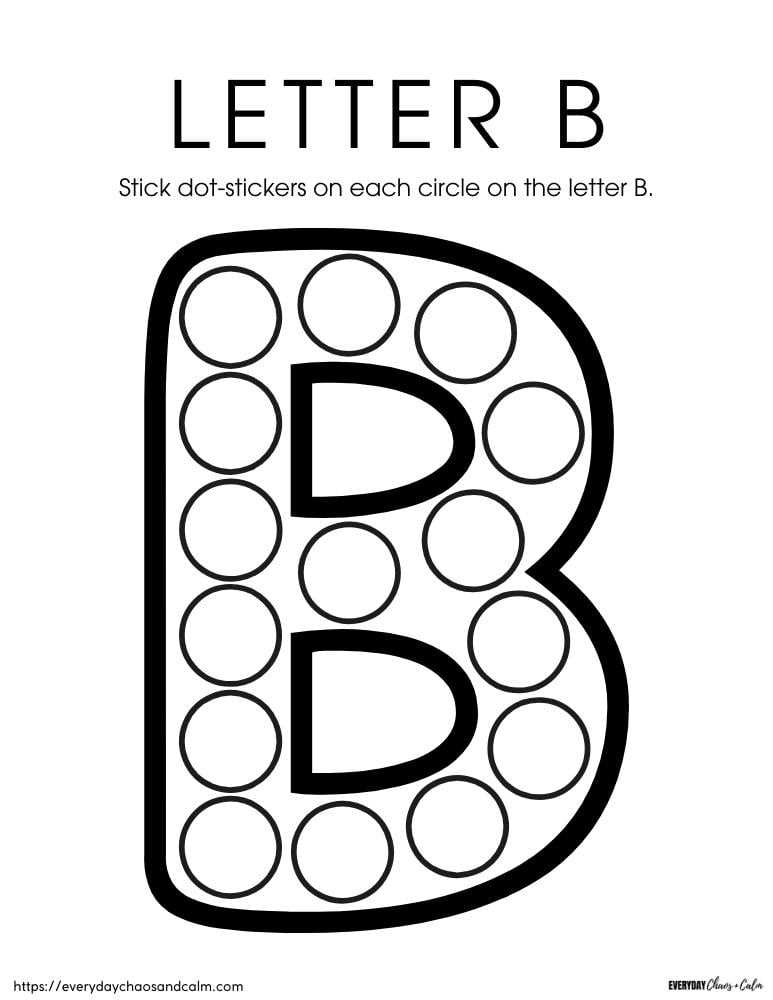 b is for worksheet