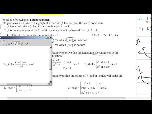 continuity and intermediate value theorem worksheet