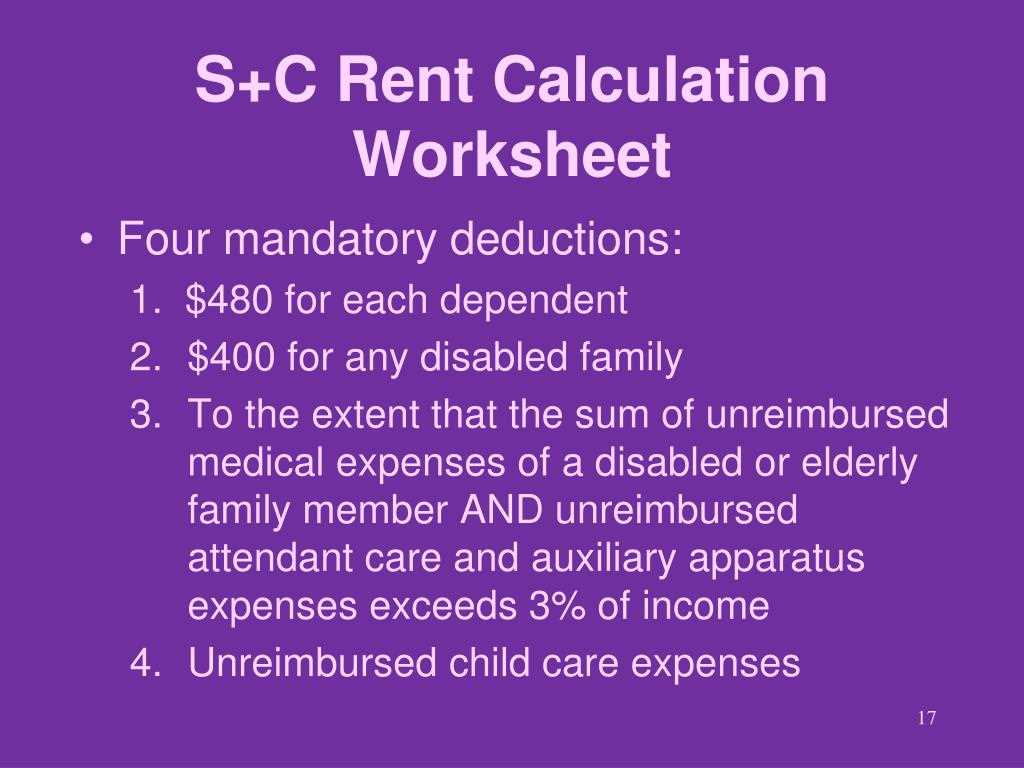 hud income calculation worksheet
