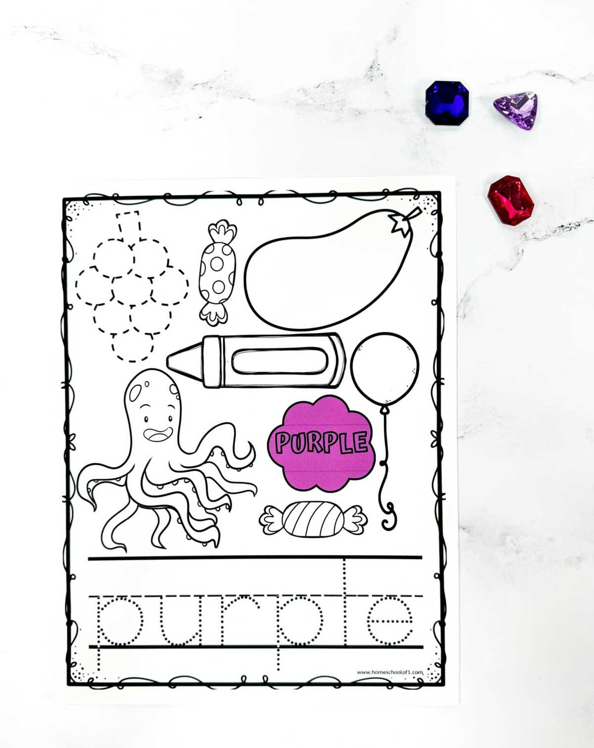 coloring worksheet for preschool