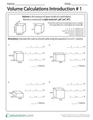 additive volume worksheets 5th grade