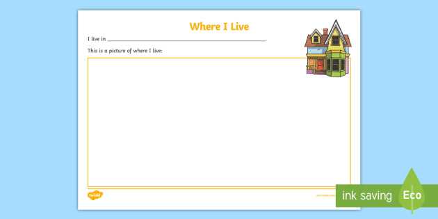 where do i live worksheet