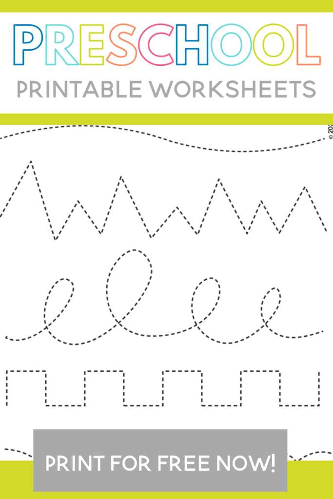 a preschool worksheet